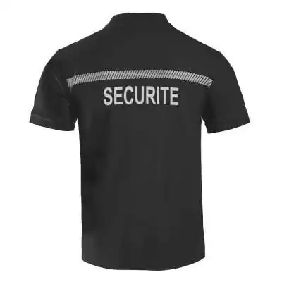 Polo SÉCU-ONE Sécurité noir A10