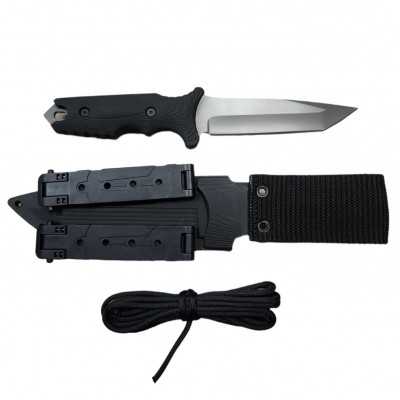 Couteau Tactique DELTA G10 Lame fix 12,5cm Noir