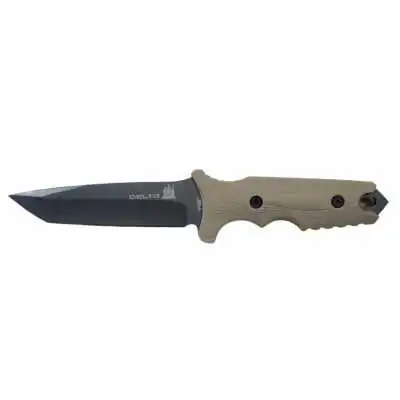 Couteau Tactique DELTA G10 Lame fix 12,5cm Coyote