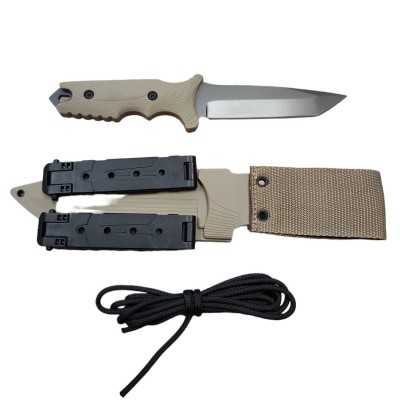 Couteau Tactique DELTA G10 Lame fix 12,5cm Coyote