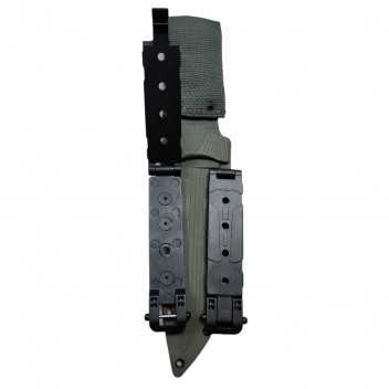 Couteau Tactique DELTA G10 Lame fix 12,5cm Olive