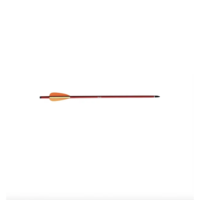 Flèches traits aluminium EK Archery 16" – Lot de 5