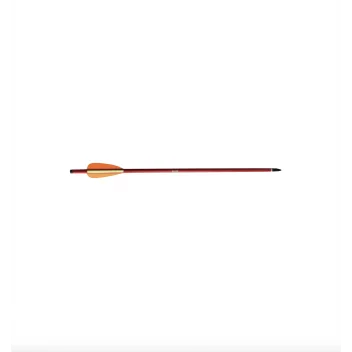 Flèches traits aluminium EK Archery 16" – Lot de 5