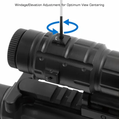 Magnifier X3 Rabattable, QD, W/E réglable UTG*