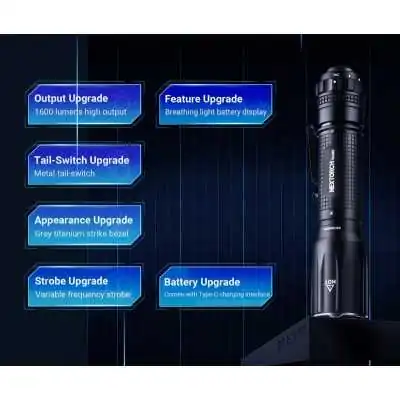 Lampe Tactical FlashLight TA30C - 1600 lm
