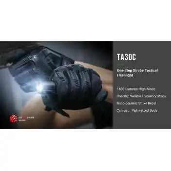 Lampe Tactical FlashLight TA30C - 1600 lm