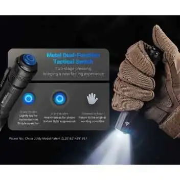 Lampe Tactical FlashLight TA30C - 1600 lm