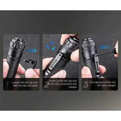 Lampe Tactical FlashLight TA30C - 1600 lm
