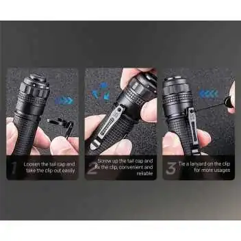 Lampe Tactical FlashLight TA30C - 1600 lm