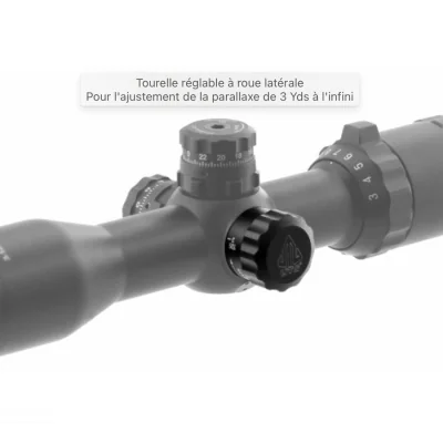 Lunette de Tir 3-9X32 1" BUG BUSTER®, AO, RGB Mil-dot, QD Rings UTG*