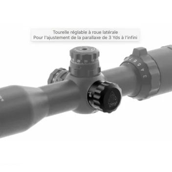 Lunette de Tir 3-9X32 1" BUG BUSTER®, AO, RGB Mil-dot, QD Rings UTG*