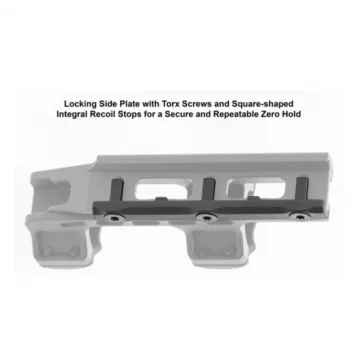 Support Lunette 1" ACCU-SYNC Profile Haut Picatinny D34mm UTG*