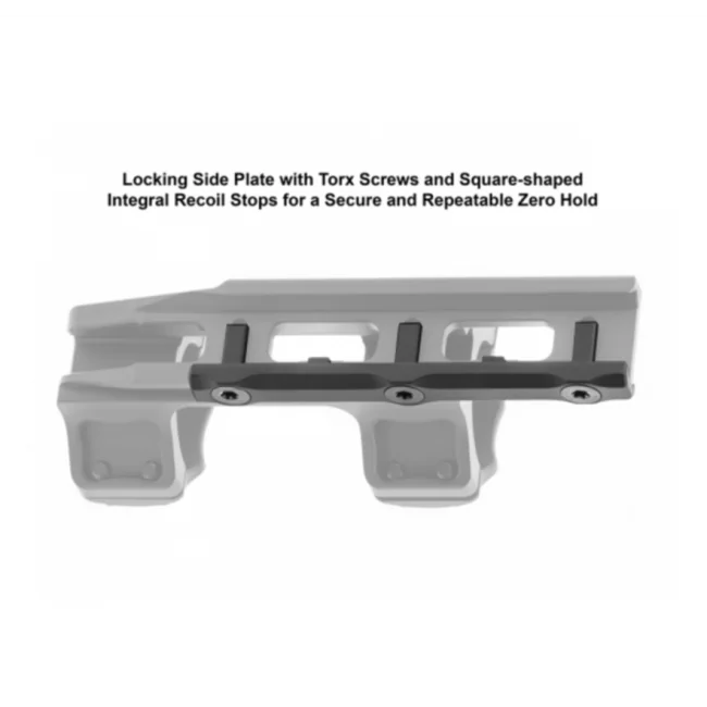 Support De Lunette Décalé Pour ACOG/VCOG - Rail Picatinny 20 Mm Tactique