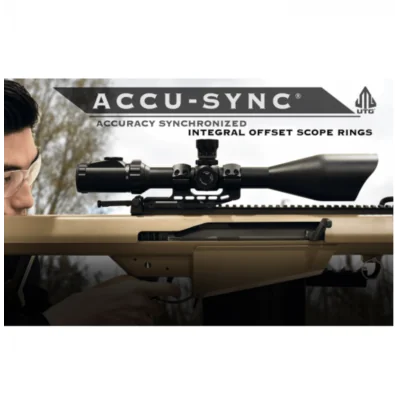Support Lunette 30mm ACCU-SYNC Profil Med Picatinny D50mm UTG*