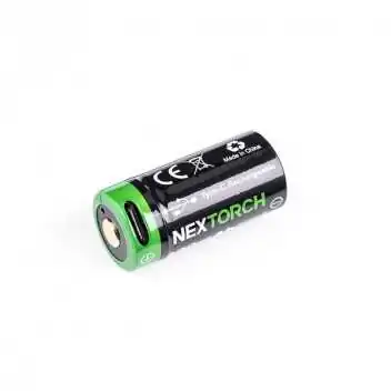 Batterie Rechargeable 16340 USB CR123A 800 mAh 3.6V by ADAROM