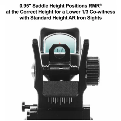 Support UTG RMR Super Slim Picatinny, témoin inférieur 1/3
