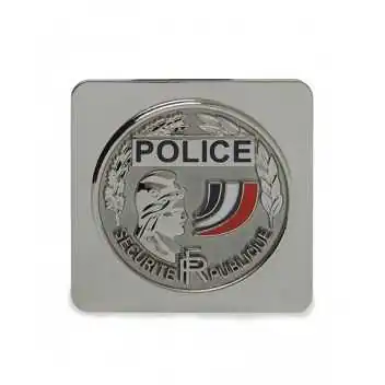 Médaille Police Nationale à support carré - GK Pro