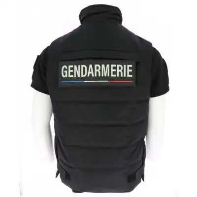 Flap dos gilet 28X10 PVC 3D FN/LB GENDARMERIE