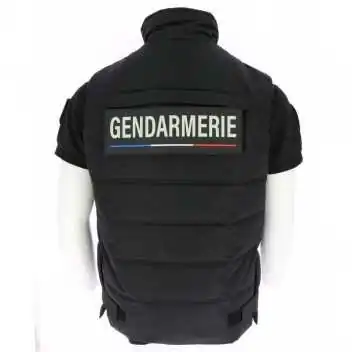 Flap dos gilet 28X10 PVC 3D FN/LB GENDARMERIE