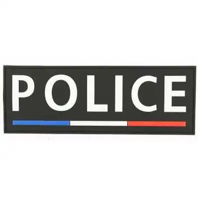Flap dos gilet 28X10 PVC 3D FN/LB POLICE