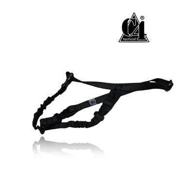 Sangle d'Arme 1 Point 110cm C4 Tactical 01 – Noir