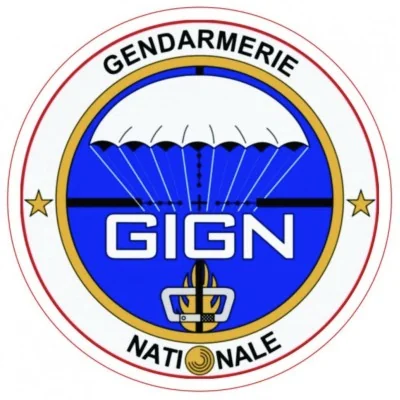 Autocollant Rond 8cm GIGN