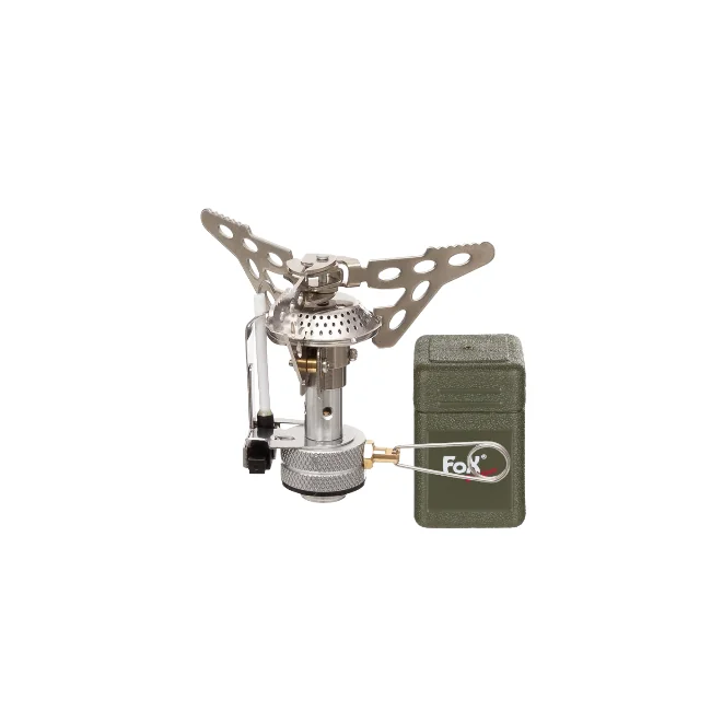 Réchaud à gaz pliable FOX – Allumage piézoélectrique 1800 W