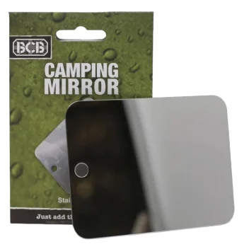Miroir incassable en acier inoxydable 10.8x8.3cm BCB