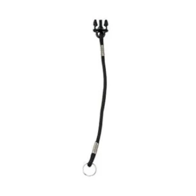 Cordon 12.7cm Quick Connect-1 Mâle avec anneau - Noir Gear Keeper