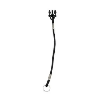 Cordon 12.7cm Quick Connect-1 Mâle avec anneau - Noir