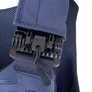 Gilet Parre Balles Quick Release Laser Cut IIIA Full Tactical PM Bleu Marin LPSA by ADAROM
