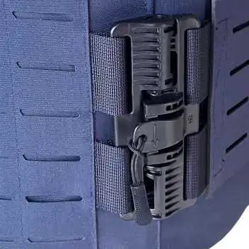Gilet Parre Balles Quick Release Laser Cut IIIA Full Tactical PM Bleu Marin LPSA by ADAROM
