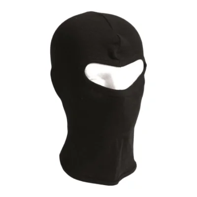 Cagoule ouverte Coton Noir MilTec
