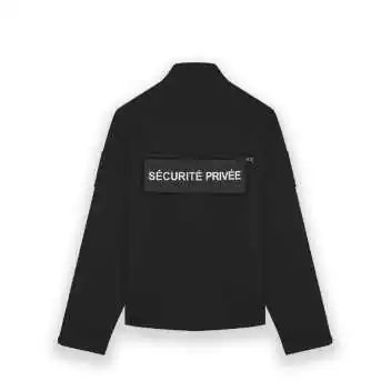 Softshell sécurité privée Noir – GK SAFETEK