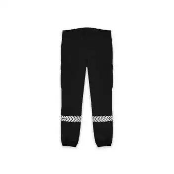 Pantalon sécurité privée noir avec bandes HV – GK SAFETEK