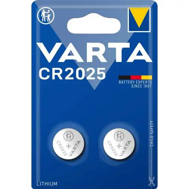 VAR-FBP_AZPILES_89 Piles Lithium X 2 CR2025 3V - VARTA by ADAROM
