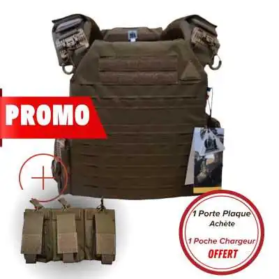 Porte Plaque DELTA MKII C4 Tactical COYOTE BROWN