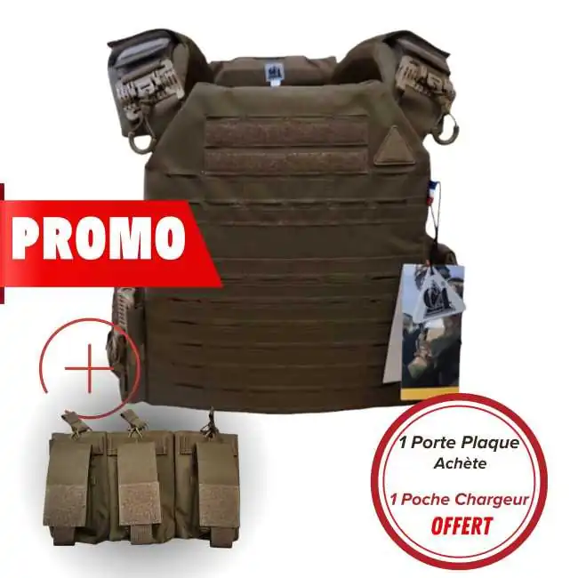 Porte Plaque DELTA MKII C4 Tactical COYOTE BROWN