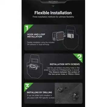 NEX-P21 Lampe de Bouclier P21 3000 Lumens Nextorch by ADAROM