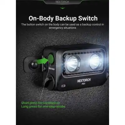 NEX-P21 Lampe de Bouclier P21 3000 Lumens Nextorch by ADAROM