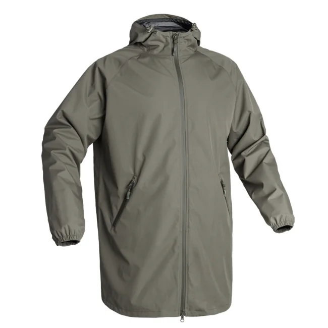 A10-01.201931 Veste longue Lightshell RAIN PROTECT vert olive A10 by ADAROM