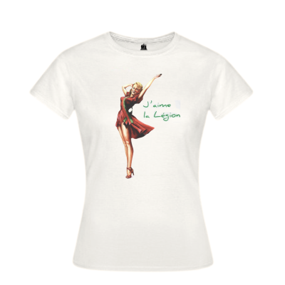 T-Shirt Miss Kepi Blanc 010 BLANC C4 Tactical by ADAROM