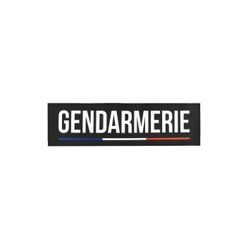 Bandeau Gomme GENDARMERIE velcro 25x7cm GK Pro