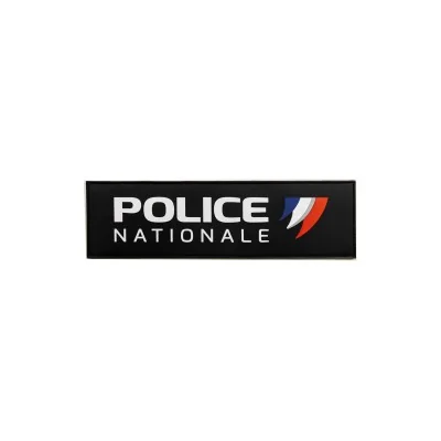 Bandeau Gomme “POLICE NATIONALE” Velcro 25×7 cm GK Pro
