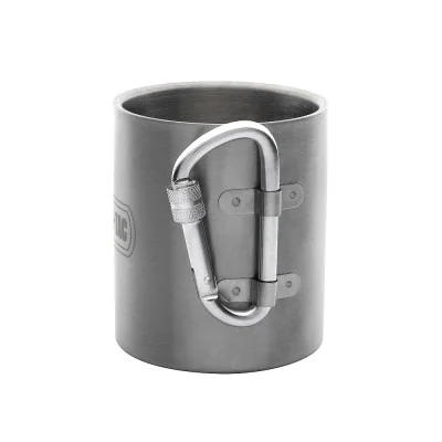 Mug isotherme en acier avec mousqueton 280ml M-tac