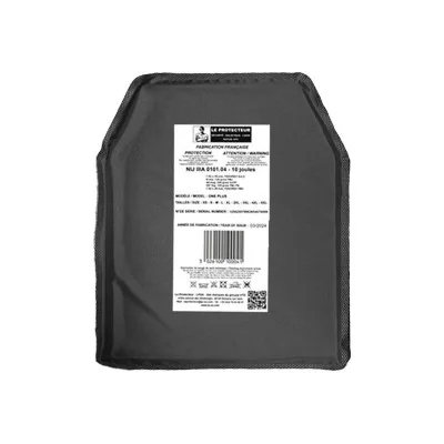 Plaque balistique souple 0.450kg NIJ IIIA 250X300MM 10 joules LPSA