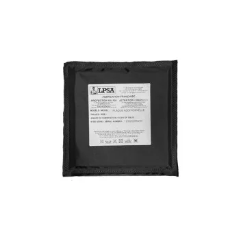 Plaque balistique latérale souple NIJ IIIA 0.250KG 150X150MM 10 Joules LPSA