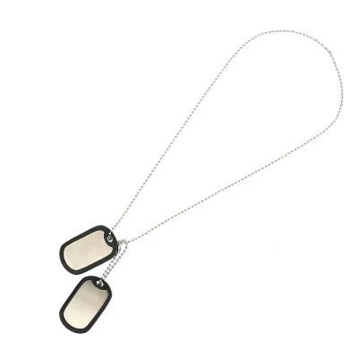 Plaque d'identité Dog-Tag US Militaire M-Tac