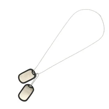 Plaque d'identité Dog-Tag US Militaire M-Tac