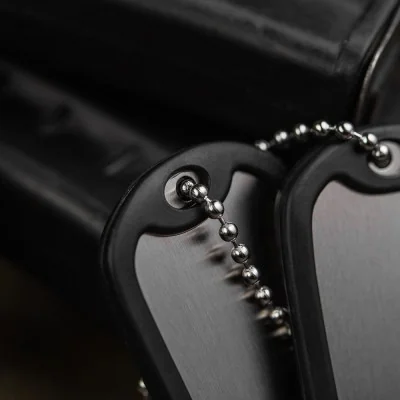 Plaque d'identité Dog-Tag US Militaire M-Tac